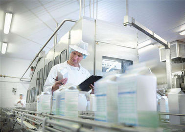 China Professioneel Sanitair het Roestvrije staalmateriaal 304/316 van de Yoghurtproductielijn kq-1000L fabriek