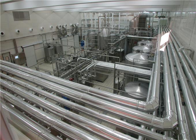 De Productielijn van de amandelmelk/van de Drankproductielijn Sanitair Roestvrij staalmateriaal