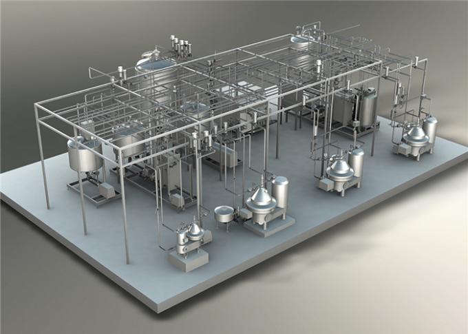 De Productielijn van het roestvrij staalvruchtensap, UHT-de Machine van de Yoghurtproductie