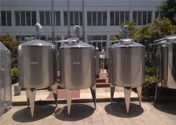 Roestvrij staal Vloeibare het Mengen zich Tank voor Drank/Voedsel Erkende Industrie FDA
